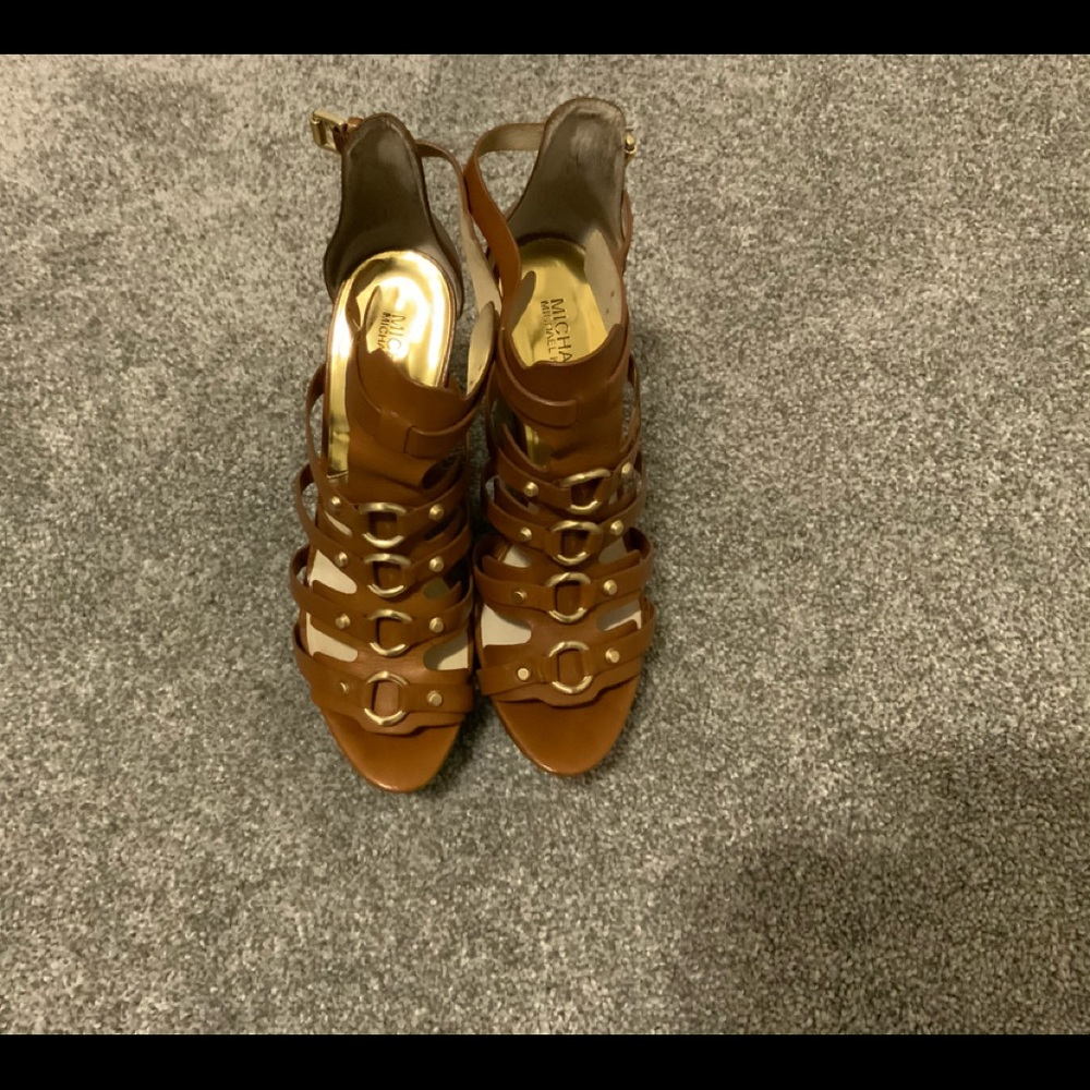 Micheal Kors Leather Wedges